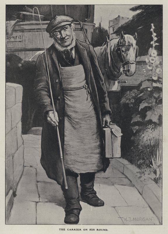 El cartero en su ronda de Walter Jenks Morgan
