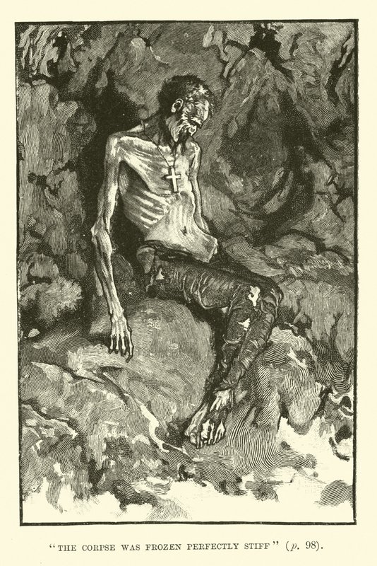 Ilustración para Las minas del rey Salomón de H. Rider Haggard de Walter Paget