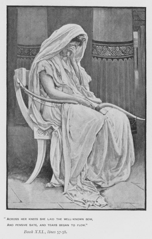 Ilustración para la Odisea de Homero de Pope de Walter Paget
