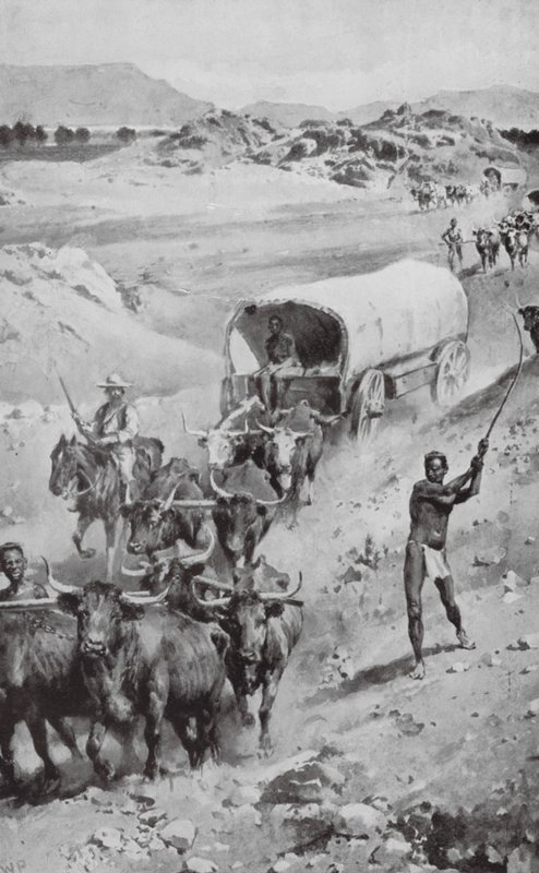 El gran viaje bóer a Natal en 1835-36 (litografía) de Walter Paget