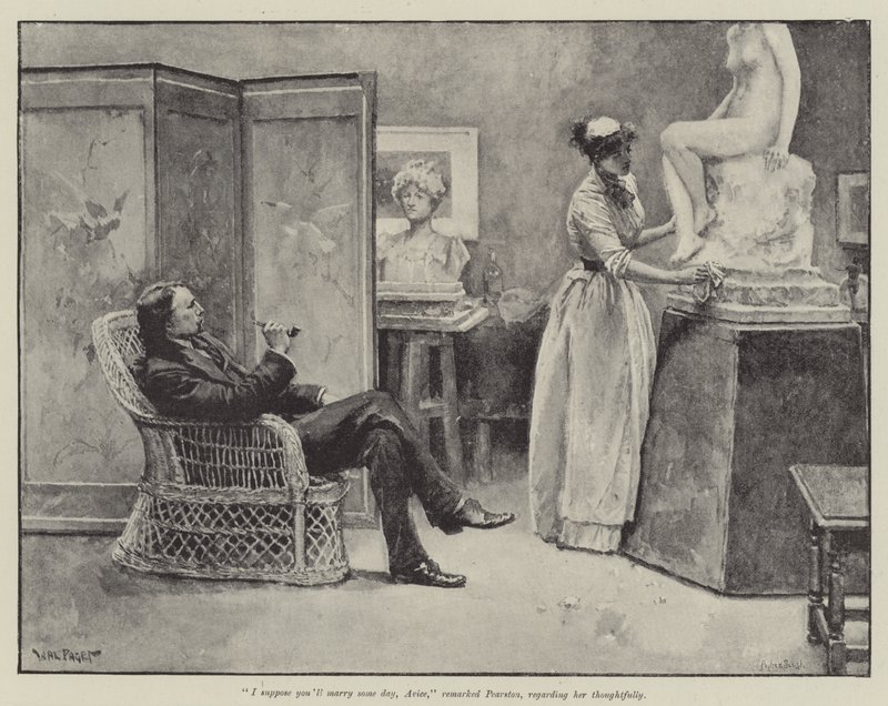 La persecución del bien amado, por Thomas Hardy de Walter Paget