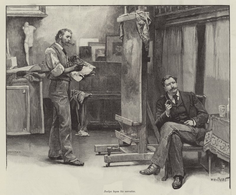 La persecución del bien amado, por Thomas Hardy de Walter Paget