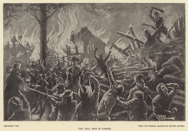 La Guerra Civil en Kansas de Walter Russell