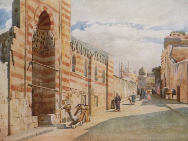 Una Mezquita en el Barrio de Saida Zeineb, El Cairo de Walter Spencer Stanhope Tyrwhitt