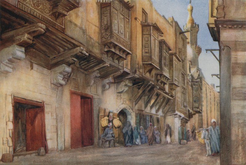 Escena callejera, Bab-el-Sharia, El Cairo de Walter Spencer Stanhope Tyrwhitt