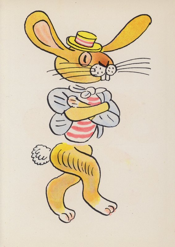 Figuras de libros infantiles: Brer Rabbit (litografía en color) de Walter Trier