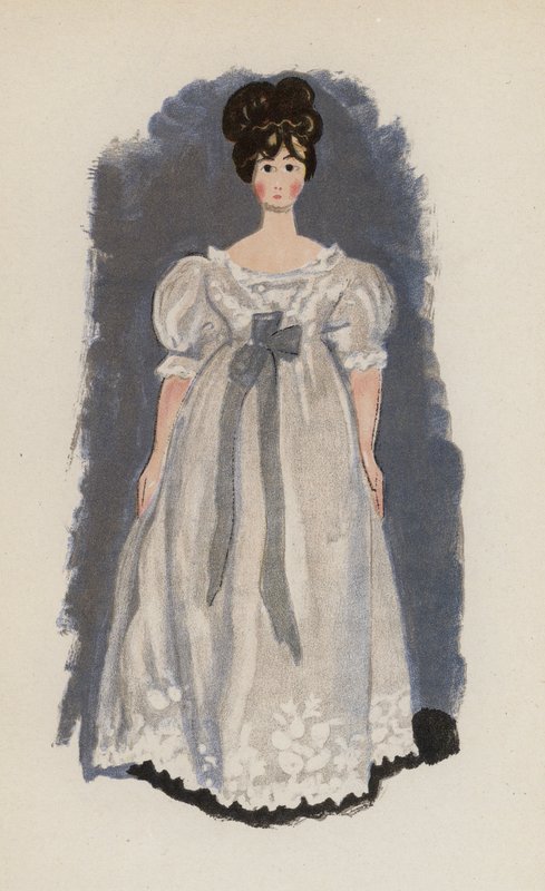 Juguete antiguo pintado por Walter Trier (litografía en color) de Walter Trier