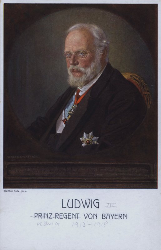 Ludwig III, último rey de Baviera, cuando era príncipe regente de Walther Firle