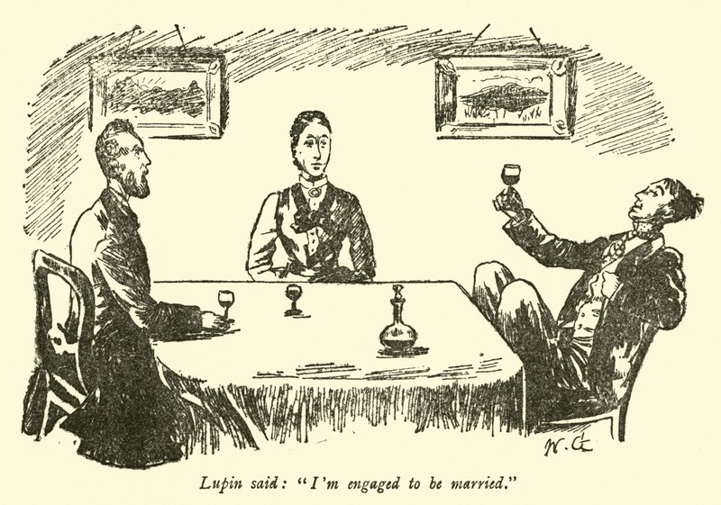 Lupin dijo, estoy comprometido para casarme de Weedon Grossmith