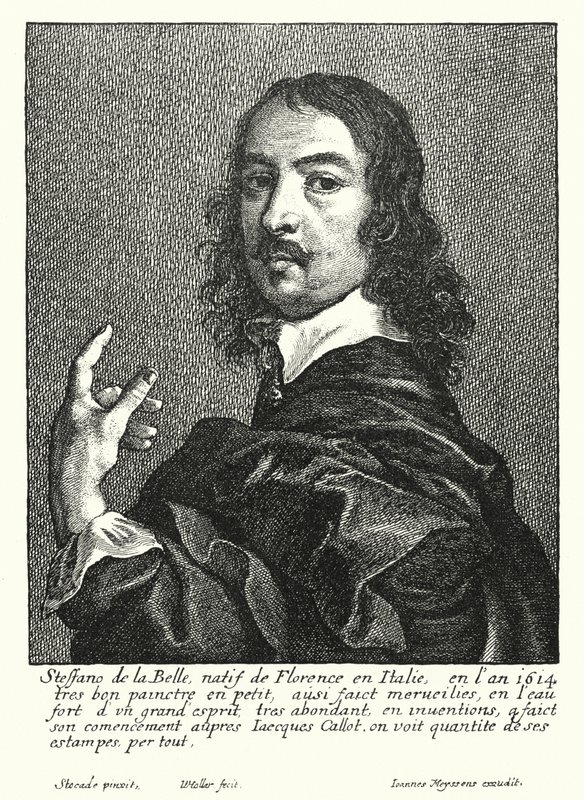 Stefano della Bella, dibujante y grabador italiano de Wenceslaus (after) Hollar