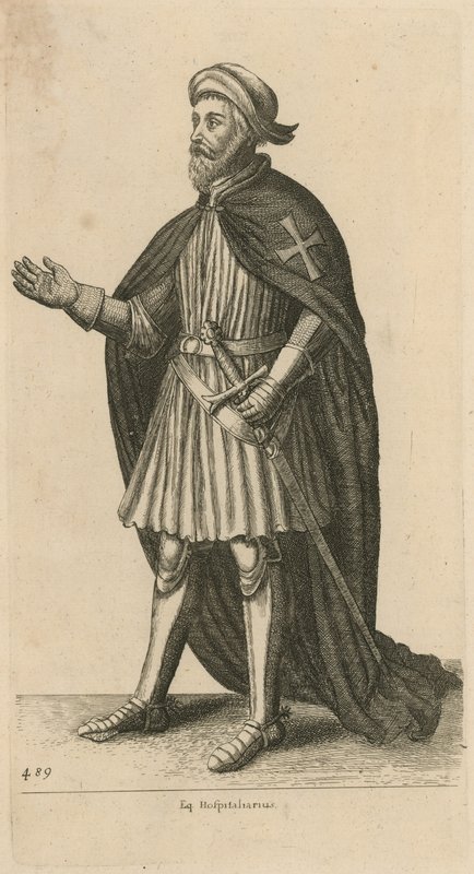Eq Hospitaliarius de Wenceslaus Hollar