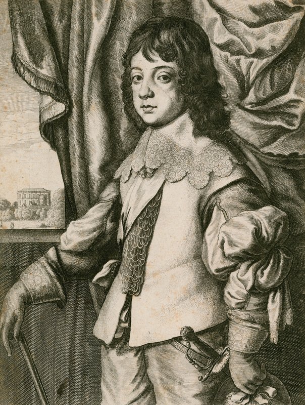 El Rey Carlos II de niño de Wenceslaus Hollar