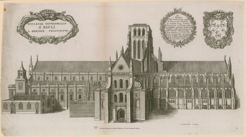 Catedral de San Pablo, Londres de Wenceslaus Hollar