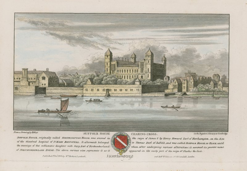 Casa Suffolk, Charing Cross, Londres de Wenceslaus Hollar