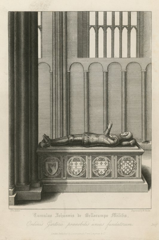 Tumba de John Beauchamp de Wenceslaus Hollar