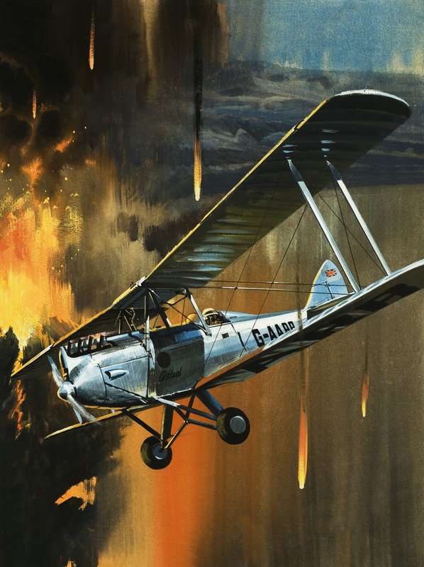 Aviones famosos y sus pilotos: De Havilland Gipsy Moth -- Jean Batten de Wilf (20th century) Hardy