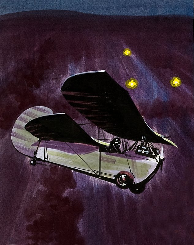 La invención de Henri Mignet el Pou de Ciel de Wilf (20th century) Hardy