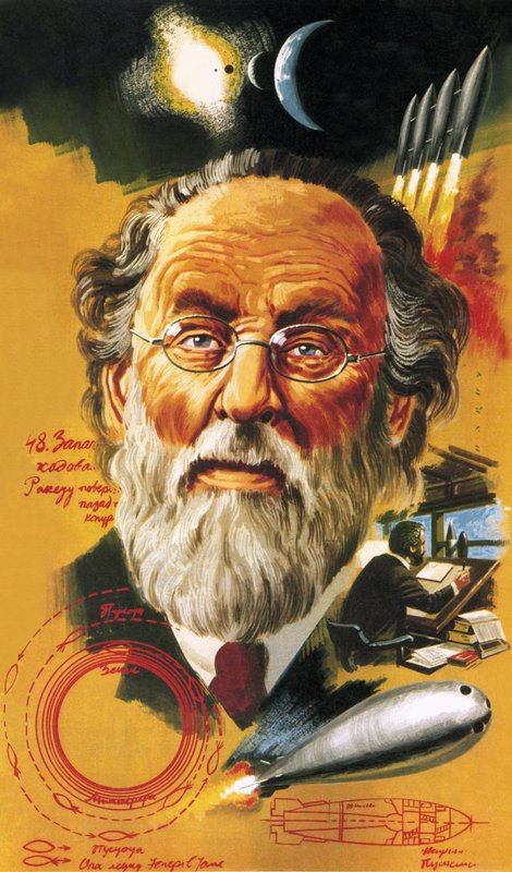 Hombres y Máquinas: El hombre cohete: Konstantin Tsiolkovsky de Wilf (20th century) Hardy