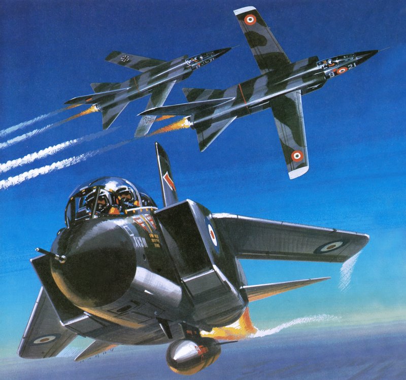 Avión de combate polivalente o MRCA (Multi Role Combat Aircraft) de Wilf (20th century) Hardy