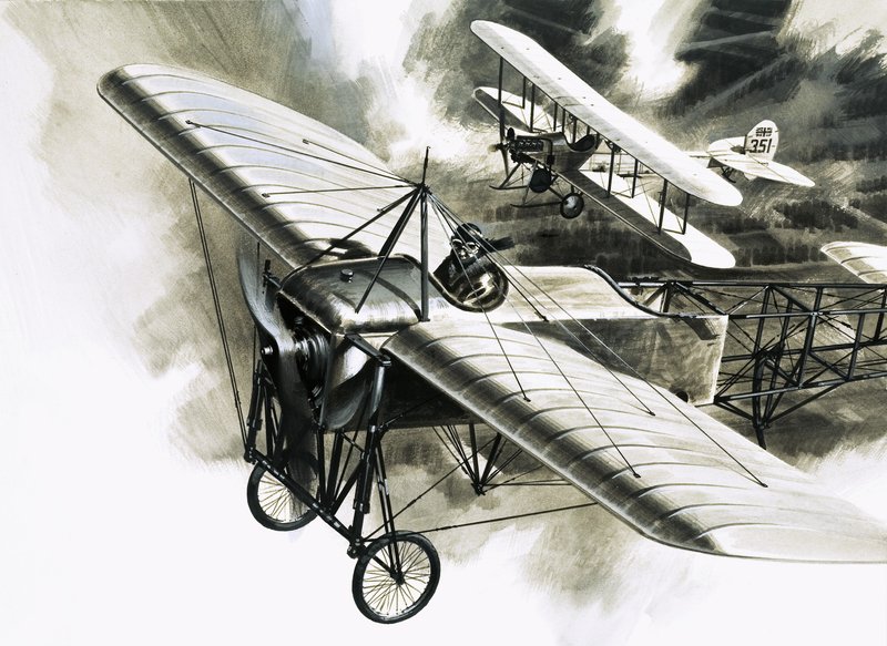 El primer vuelo de reconocimiento del RFC de Wilf (20th century) Hardy