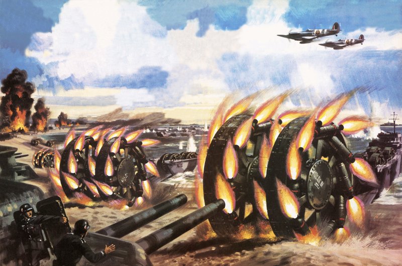 El poderoso Panjandrum, el arma que no funcionó de Wilf (20th century) Hardy