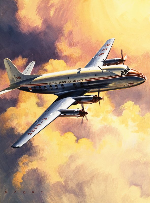 Avión BEA no identificado de Wilf (20th century) Hardy