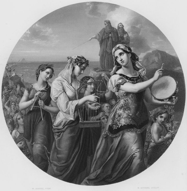 Miriam, de la pintura en la Colección Real de Wilhelm Hensel