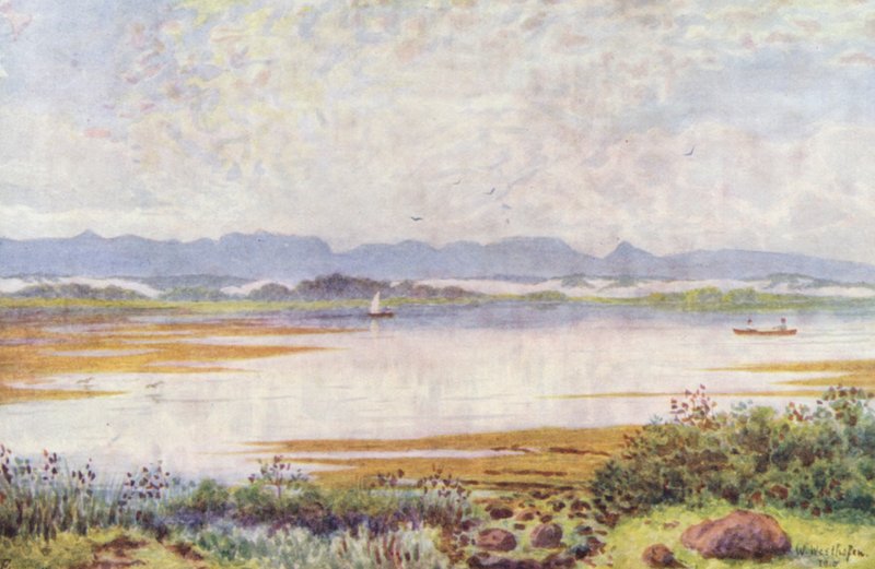 En Lakeside, mirando al sureste (litografía en color) de Wilhelm Westhofen