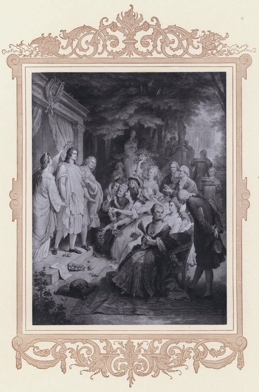 Goethe En Weimar de Wilhelm von (after) Kaulbach