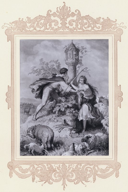 Haideroslein (litografía) de Wilhelm von (after) Kaulbach