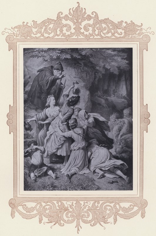 Niña en el Bosque, El Fiel Eckart de Wilhelm von (after) Kaulbach