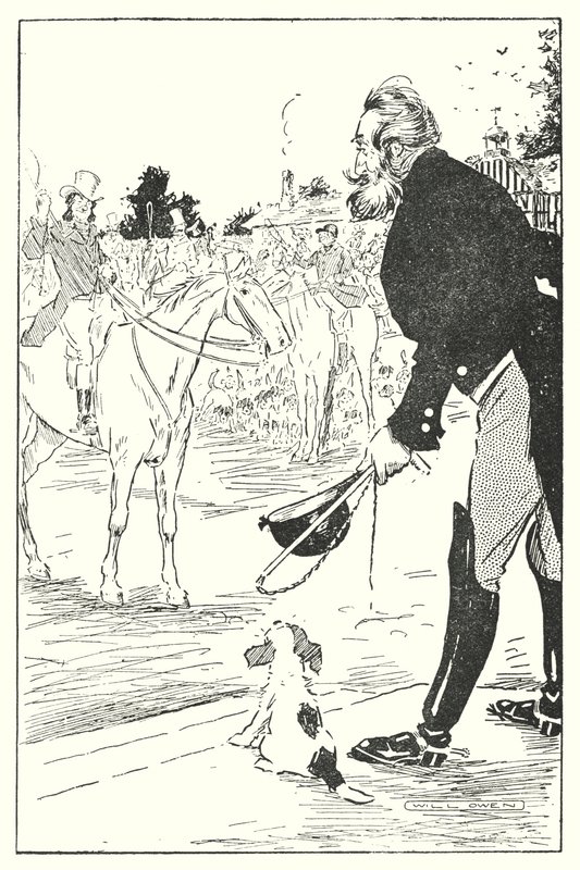 Florac con botas altas y pantalones de gamuza (litografía) de Will Owen