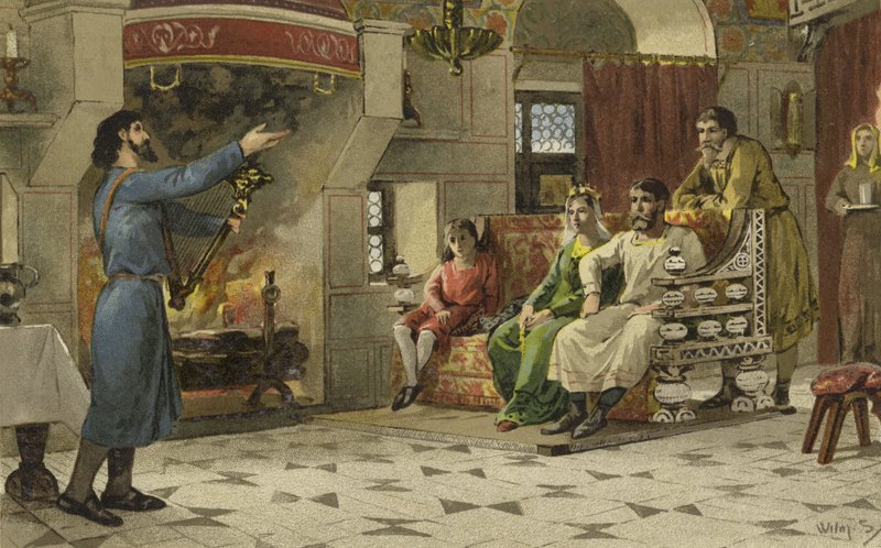 Sala de estar del conde, siglo XII de Willem II Steelink