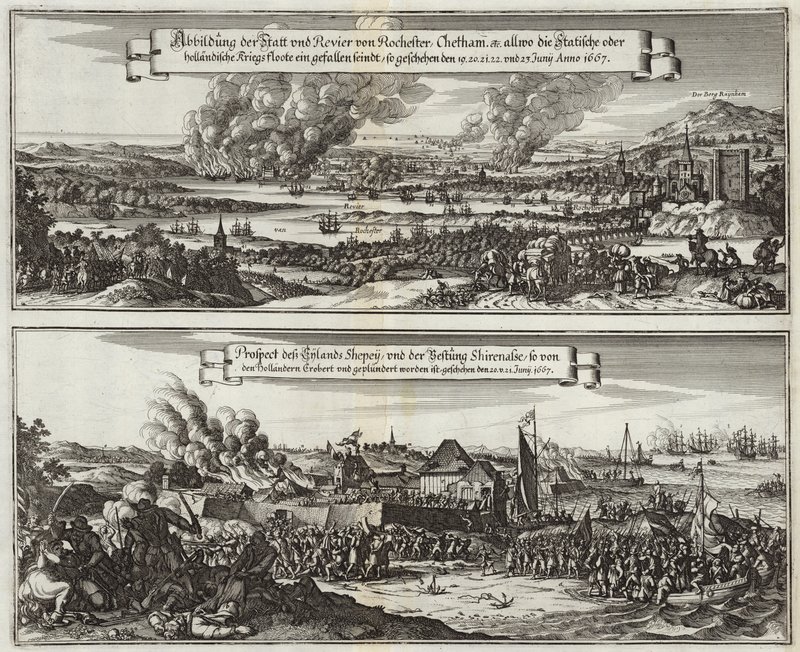 Perspectiva holandesa sobre el ataque naval en el Támesis de Willem Schellinks