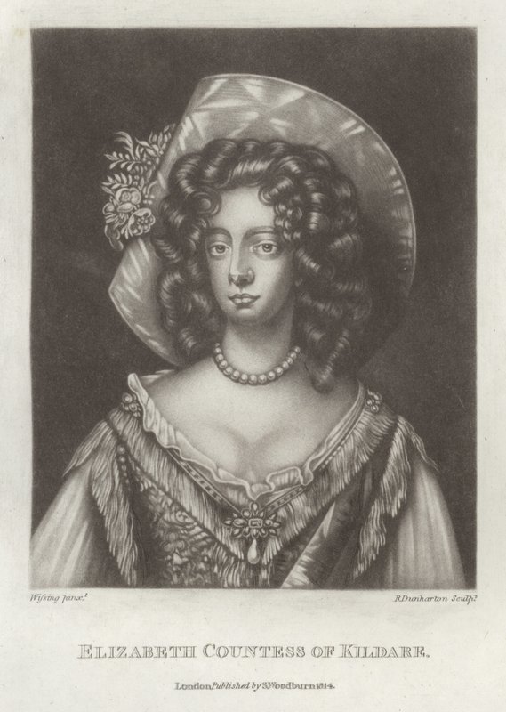 Elizabeth Condesa de Kildare de Willem Wissing