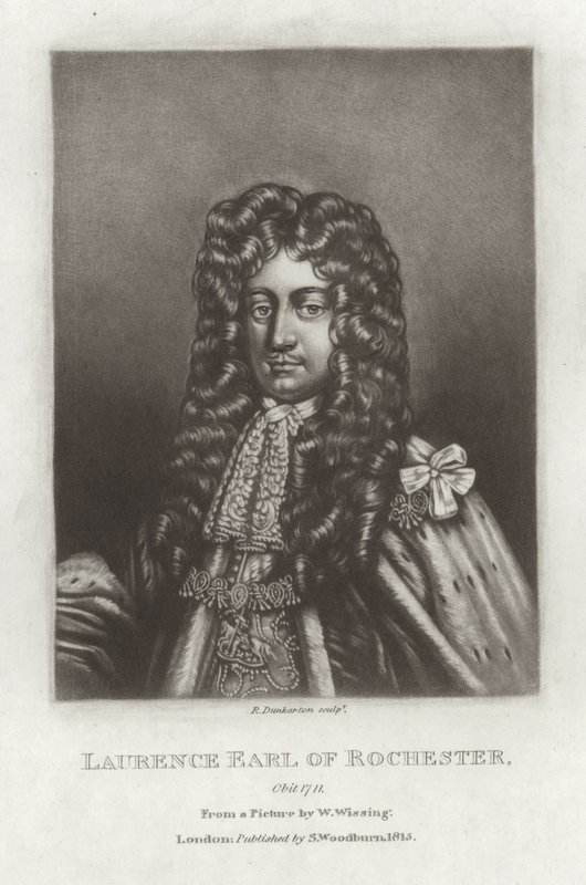 Laurence Conde de Rochester de Willem Wissing