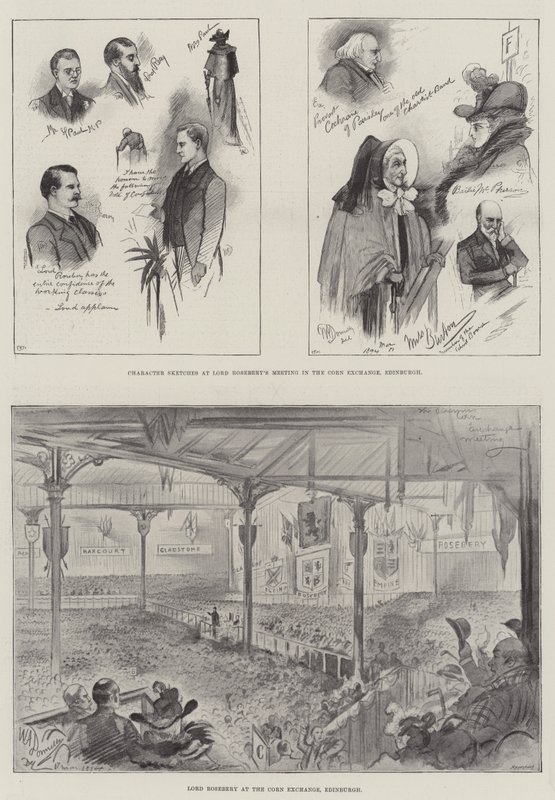Lord Rosebery en Edimburgo de William A. Donnelly