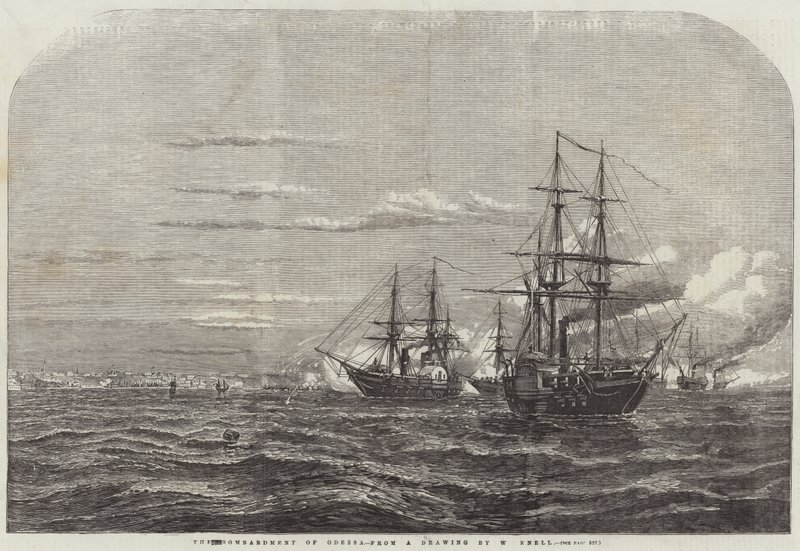 El Bombardeo de Odesa de William Adolphus Knell