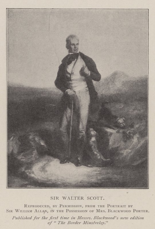 Sir Walter Scott de William Allan