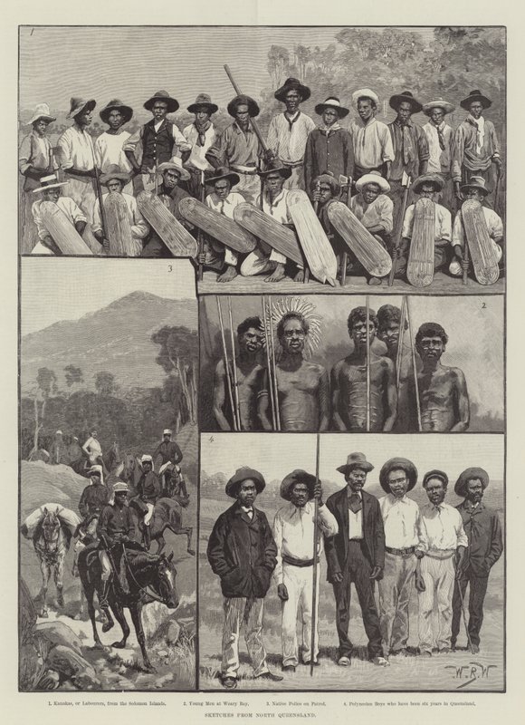 Bocetos de Queensland del Norte de William Barnes Wollen