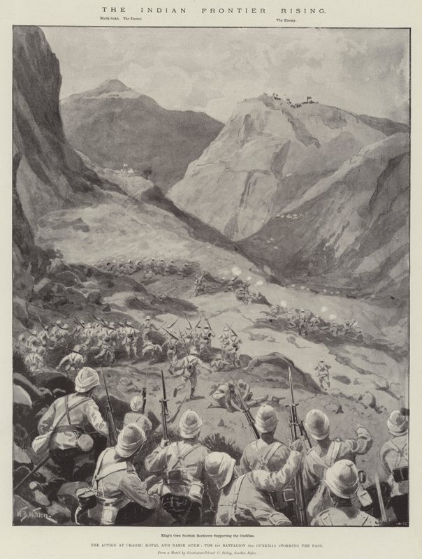 El Levantamiento de la Frontera India de William Barnes Wollen