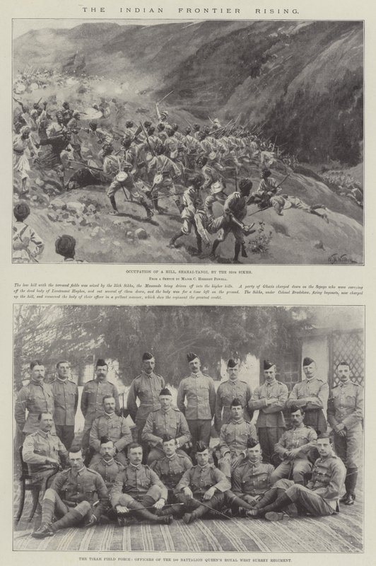 El Levantamiento de la Frontera India de William Barnes Wollen
