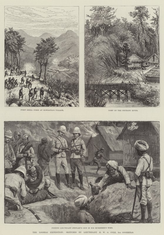 La expedición Looshai de William Barnes Wollen