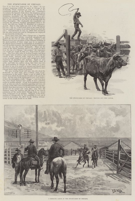 Los corrales de Chicago de William Barnes Wollen