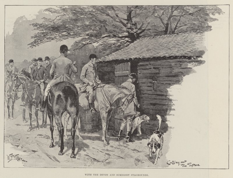 Con los Sabuesos de Devon y Somerset de William Barnes Wollen