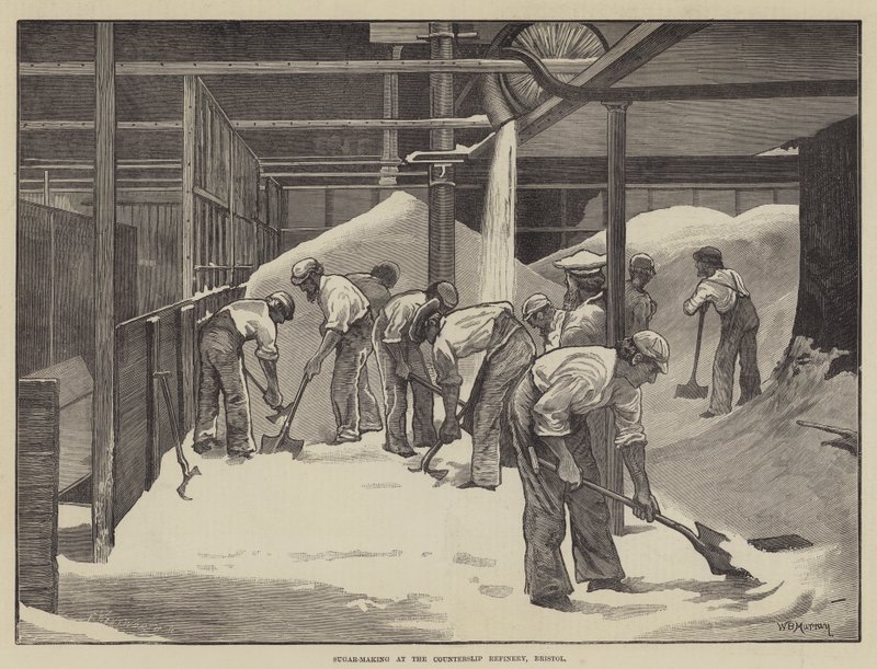 Fabricación de azúcar en la refinería Counterslip, Bristol de William Bazett Murray