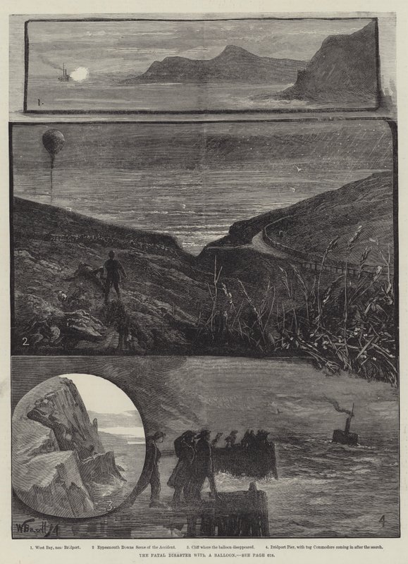 El Fatal Desastre con un Globo de William Bazett Murray