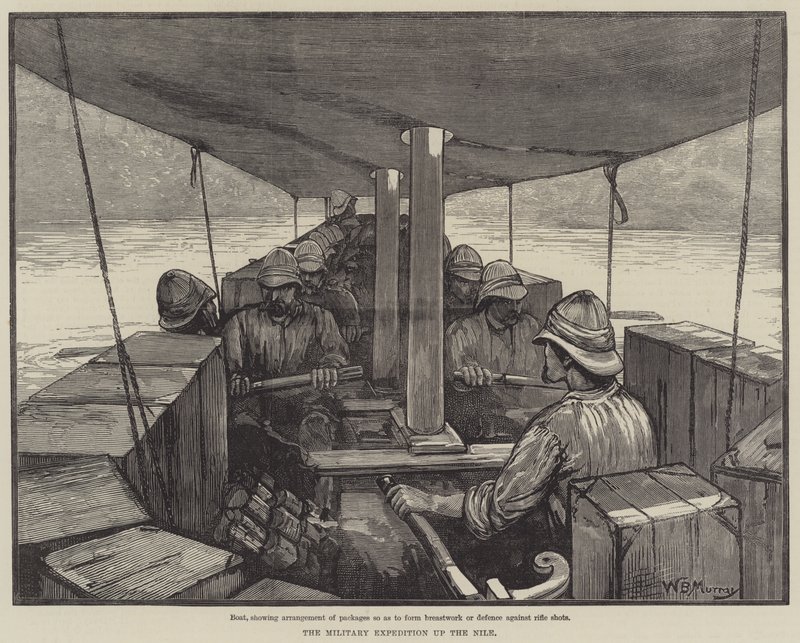 La expedición militar por el Nilo de William Bazett Murray