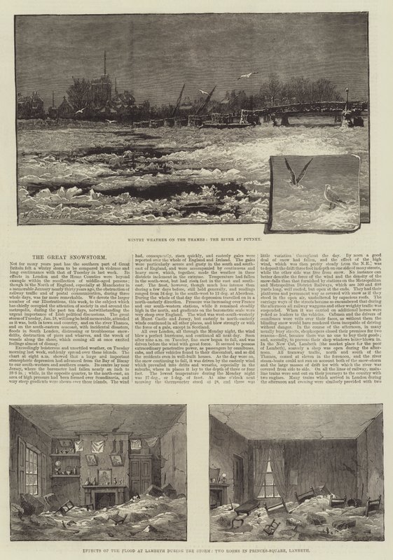 La Gran Tormenta de Nieve de William Biscombe Gardner