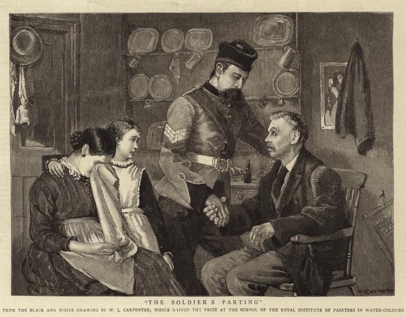 La despedida del soldado de William Carpenter
